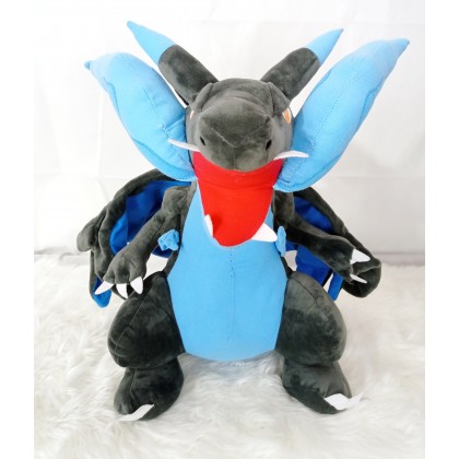 {M'SIA STOCK} POKEMON CHARIZARD SOFTTOYS/PLUSHTOYS/KIDSTOYS 60CM 宝可梦暗黑喷火龙娃娃玩具公仔60厘米 Anak Patung